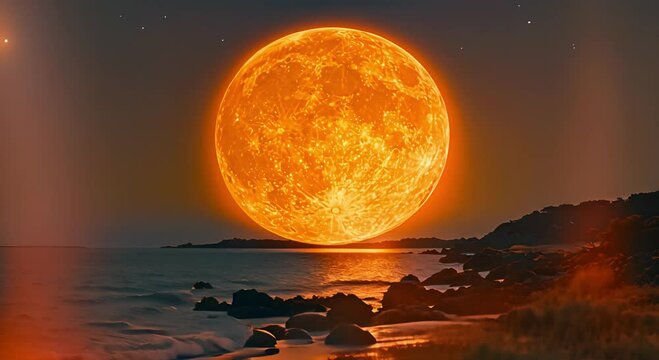Bright moon