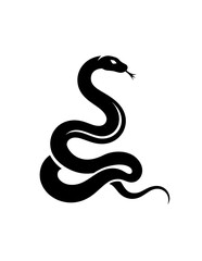 silhouette of snake