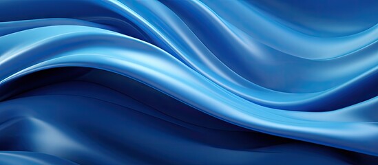 Obraz premium Blue aluminum texture creates an abstract background with plenty of room for copy space image