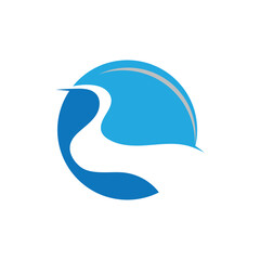 River vector icon illustration