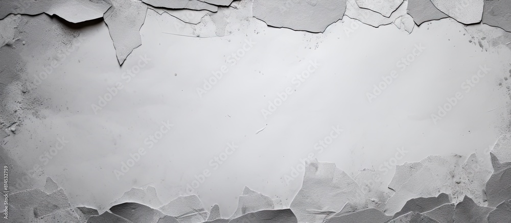 Poster gray background with torn paper allowing for a copy space image ideal for advertising
