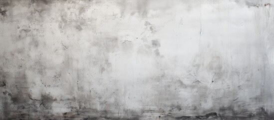 A grungy texture of white and gray on a concrete surface with copy space image