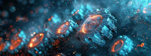 Obraz premium Computer Generated Space Station