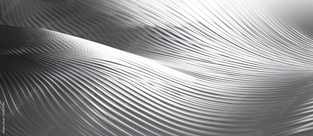Aufkleber A metallic surface in silver color serves as a background with ample copy space for images