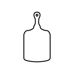 Cutting Board icon vector. Kitchen illustration sign. Food symbol or logo.