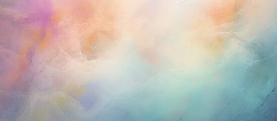 A background image with a pastel colored canvas abstract painting providing copy space