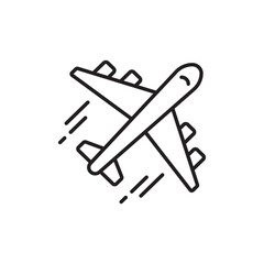 Airplane icon design with white background stock illustration