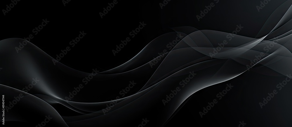 Aufkleber A dark black textured abstract background with light perfect for adding copy space to your images