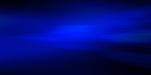 Abstract blue speed neon light effect on black background