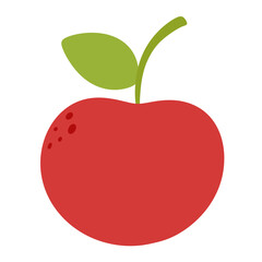 cherry cartoon icon.