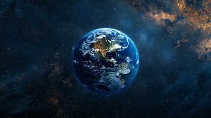 globe of planet Earth on a background. Geography of the world from space,