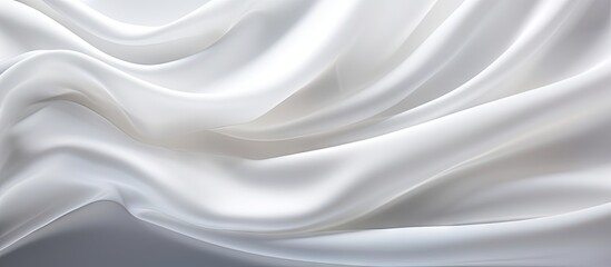 Obraz premium A white silk background with ample copy space image