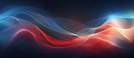 Fototapeta premium The abstract background creates a mysterious and fantastical atmosphere with plenty of copy space for images