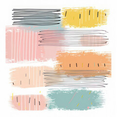 Product with vibrant brush strokes on a white background