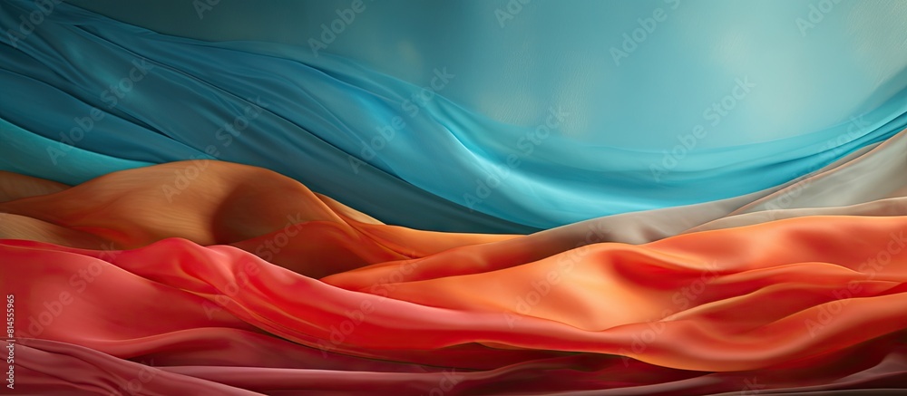 Aufkleber a copy space image with a textile background