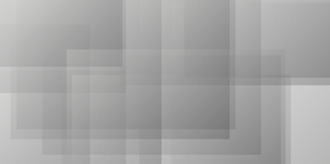 White gradient technology concept geometric line vector gray background.