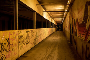 Boys In The Graffiti Tunnel