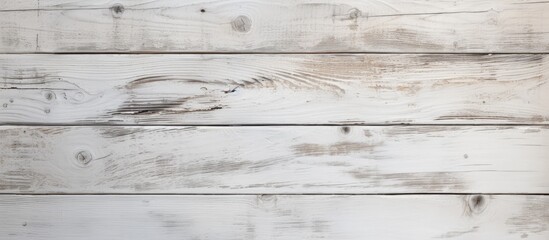 Naklejka premium The white wood texture presents a captivating and rustic allure with its intricate patterns and natural hues This wooden background offers ample copy space for creative exploration and design elements