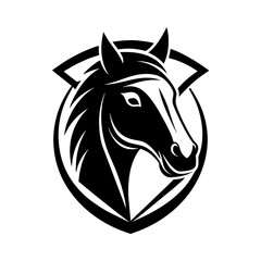 horse head vector illustration