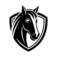 horse head vector illustration 