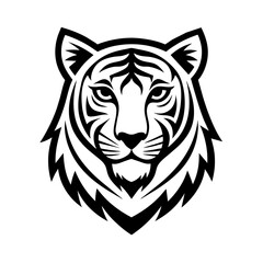 tiger head vector illustration