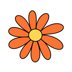 Flower Cartoon icon.