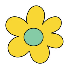 Flower Cartoon icon.