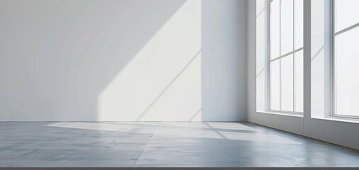 Minimalistic white blank background offering a neutral and understated backdrop for text integration, suitable for showcasing photography portfolios, design portfolios, or creative projects.