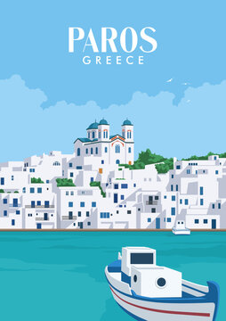 Best view of paros greece island