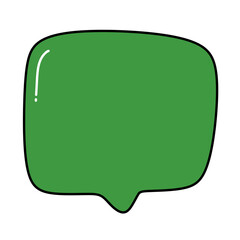 Green Speech bubble.