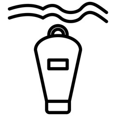 Lift Bag Outline Icon