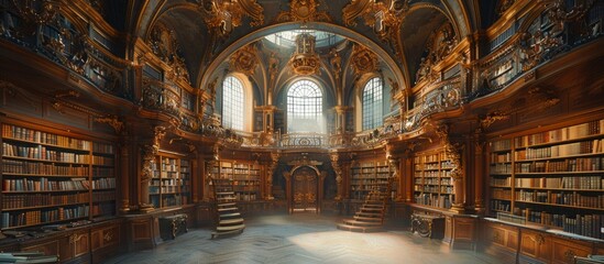 Grand Library Interior