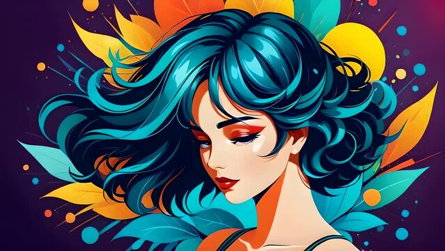mental health stress free art and creativity vector