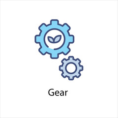 Gear Vector icon 