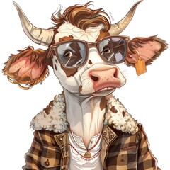 Cow geek chic
