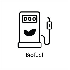Biofuel Vector icon 