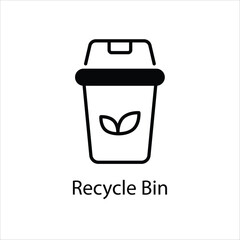 Recycle Bin Vector icon