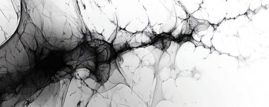 Digital abstraction front view close up of abstract digital art representing technologys influence on creativity digital tone black and white