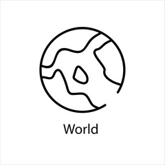 World Vector icon 