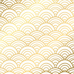 Vector golden chinese traditional oriental ornament background, great for any designs