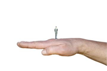 the figurine of a man