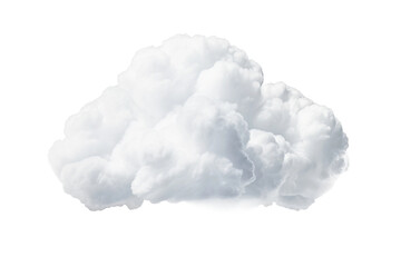 Ethereal Cloud Dancing in the Sky. On a White or Clear Surface PNG Transparent Background.