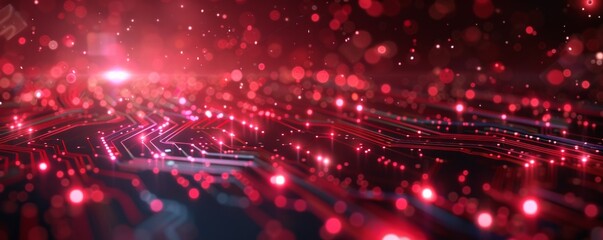 Fototapeta premium Abstract technology background