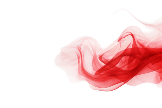 Enigmatic Dance of Crimson and Snow on Canvas. On a White or Clear Surface PNG Transparent Background.
