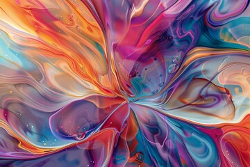 A captivating stock photo featuring a vibrant abstract pattern created through intricate photography techniques