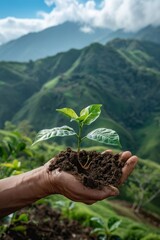 New Beginnings: Nurturing Growth with a Hand-Planted Tree - Generative AI