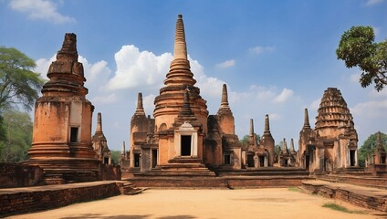 Fototapeta premium temple si sanphet city