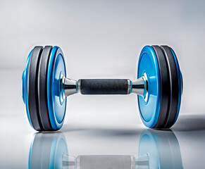 Obraz premium Dumbbell On White Background