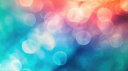 Blurred Abstract Background with Bokeh Lights. Abstract Modern Particle Wallpaper.