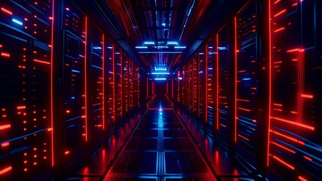 high speed server in a disaster proof bunker, secured and resilient against environmental threats